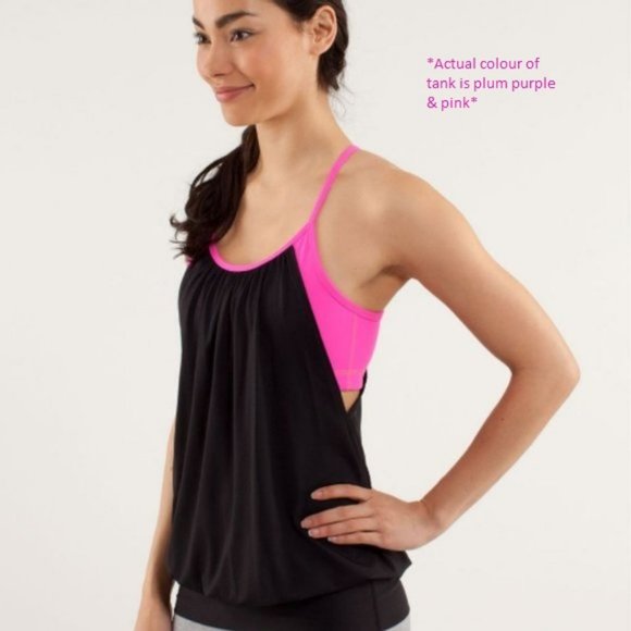 lululemon athletica Tops - Lululemon No Limits Plum Pink Tank Top 4
